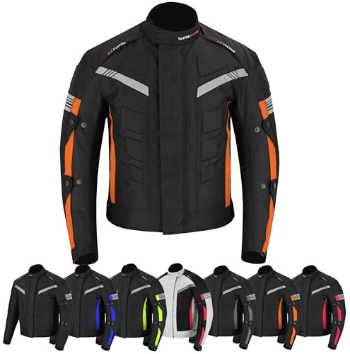 Vaster Moto Wasserdichte Motorradjacke, CE Armor Cordura Motorradjacke, winddichte Schutzausrüstung, Ganzkörperschutz