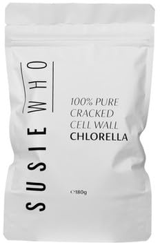 SUSIE WHO, 100% Pure Cracked Cell Wall Chlorella, Food Supplement, 180g Refill Pouch