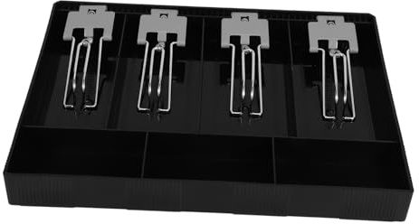 NUOBESTY Cassetto Portadenaro Con Inserto Per Contanti Vassoio Portadenaro Cassiere Leggero Facile Da Manutenere