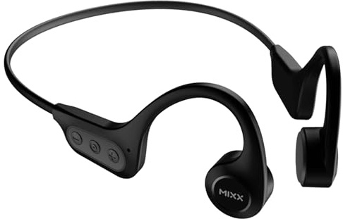 Mixx Resonate Open Ear Bone Conduction Sports Headphones | Bluetooth Wireless, 7 Hours Playtime, IP56 Water Resistance, Hands-Free Calling