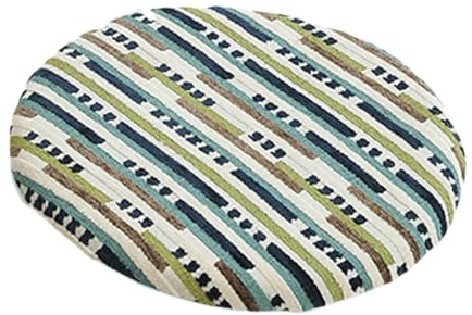 perfk Almohada de cojín del Piso Redondo al Almohada de Almohadilla de Tatami de Tatami Almohada de Asiento para el cojín para la Ventana Interior al Aire, Verde