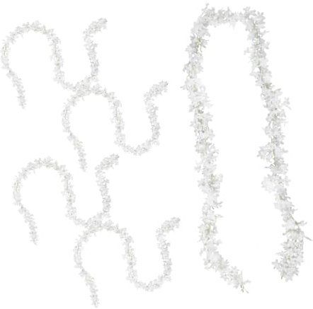 PRETYZOOM 5pezzi Ghirlande Fiori Lilla Per Decorazione Tubi Aria Condizionata Da Soffitto Per Interni Piante Artificiali Fiori Lilla Estetici Per Camera Da