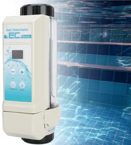 Chlorateur au sel pour piscine spa avec fonction de surveillance du niveau d'eau Poolspawatertreatment Générateur de chlore au sel pour chloration au sel,40M³/8g/hr