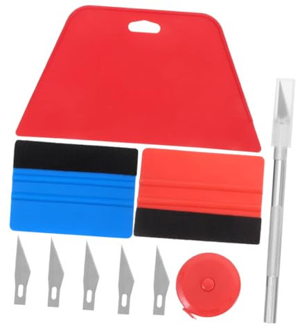 SHINEOFI Juego de Herramientas para Papel Tapiz Kit de Instalación para Ventanas Herramientas de Plástico Resistente y Durable Multiusos