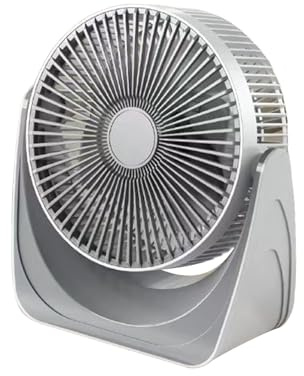 Ventilatori da scrivania compatti per camera da, 5 velocità regolabili, ventilatore da tavolo, ventilatore circolatore potente e portatile per interni, esterni, viaggi, casa, ufficio e V