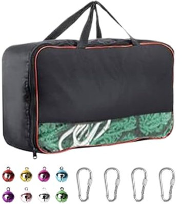 Rete per parco giochi, a doppio strato, per parco giochi, rete portatile da arrampicata, 9 x 3 m, attrezzatura per esercizi all'aperto per parco, patio, scuola, campeggio, giardino, balcone, casa