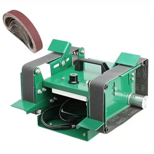 MiBoce Double Head Bench Grinder, Multifunctional Belt Sander Grinder, Adjustable Speed 800-12000r/min, for DIY Woodworking, Metal Crafting, and Knife Sharpening