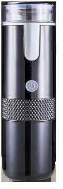 YQVEOT Caffettiera Portatile, Macchina for caffè Monodose 2 in 1 Design Portatile Macchina for caffè Portatile con Un Pulsante Tipo C Ricaricabile for escursismo