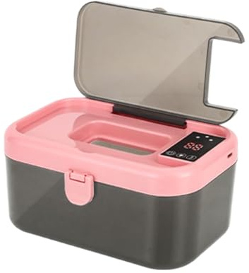 Fyrdyn Feuchttuch-Wärmer Für Babys - Tragbarer Wärmespender Und Spender Mit Beleuchtung - Schnellwärmendes Babyprodukt für Reisen mit dem Auto, Geschäftsreisen und