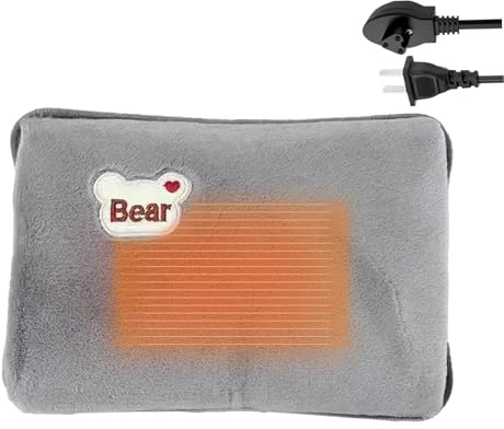 Bolsas De Agua Caliente Electrica - Botella De Agua Caliente, Bolsas De Calientes Recargable, Calienta Camas Portátil, Calientes Con De Felpa, Para Músculos Cuello Hombros
