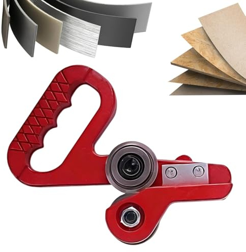 Kraftig manuell metallskärare, dubbelhjul handdragverktyg, justerbart blad, ingen el krävs, skär stål aluminium tenn kartong kanal