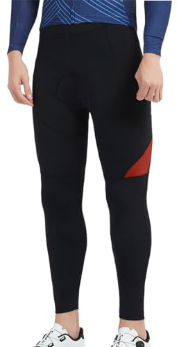Santic Pantalon Ciclismo Hombre Largo Pantalon Bicicleta Pantalones Ciclista Hombre Largos Pantalon MTB Hombre - Barry