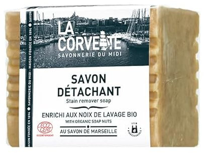 La Corvette - Savon détachant aux noix de lavage 250g - Vendu par unité
