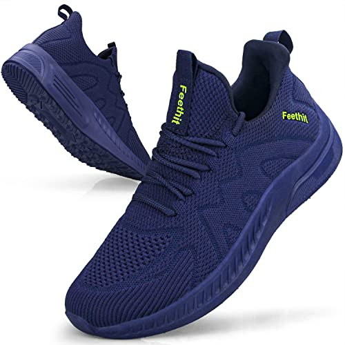 Feethit Sneakers för män Löpning Gymnastik Promenad Casual Jogging Vandring Tennis Outdoor Fitness Sport Gym Arbetsskor Bekväma Lätta Andas