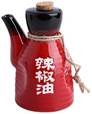 DOITOOL Barattolo Per Dispenser Per Da Cucina Bottiglia Per Condimenti in Ceramica