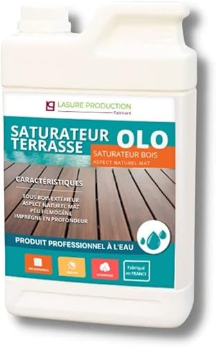 OLO | SATURATEUR TERRASSE-Palissandre-Bidon de 1 l