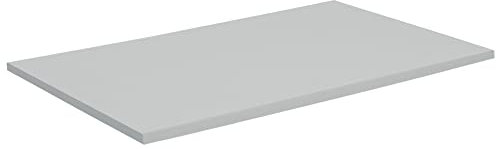 moebel-eins Office ONE Schreibtischplatte, Material Dekorspanplatte, 180x80 cm, lichtgrau