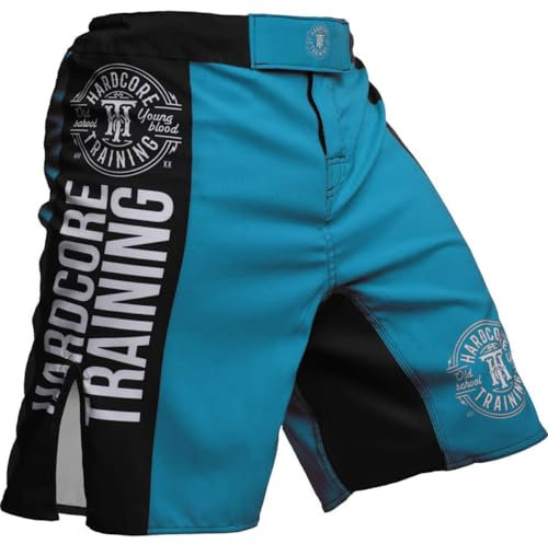 Hardcore Training Shorts Recruit Men's Schwarz Grün Rot Lila Blau Kurze Hose Herren Boxen Kampfsport BJJ Grappling MMA