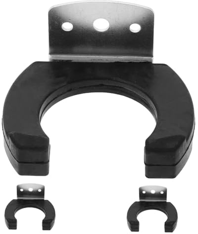 UPKOCH Mikrofon Wandhalterung mit 28-47mm Halteöffnung aus Eisen und Gummi 3 Stück Sicherer Ktv Mikrofonhalter für Kabellose Mikrofone für Heim und Bühne