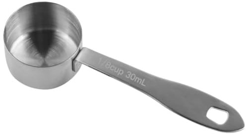 Cabilock 3 Piezas cuchara medidora cucharadita para hornear cucharada medidora cucharillas Cucharita de café cucharas soperas cuchara de café de acero inoxidable accesorio de cocina Silver