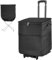 ZHJINGYU 40L Borsa Termica Grande con 2 Ruote Pieghevoli, Borsa Frigo Isoterma | Zaino Termico 3 in 1 | Carrello Spesa, Borsa Frigo per Picnic/Campeggio/Spiaggia e Consegne
