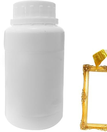 Möbelfarbe Gold, Goldfarbe für Handwerk | Farbe auf Wasserbasis aus Goldfolie, langlebige Goldfolienfarbe auf Wasserbasis, Goldfarbflüssigkeit auf Wasserbasis
