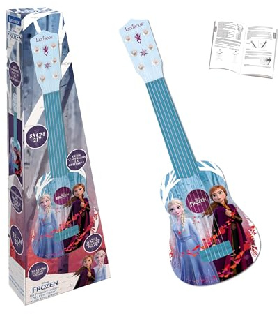 Lexibook, Frozen, My First Guitar for Children, 6 Nylon Strings, 21 Long, Guide Included, Blue, K200FZ