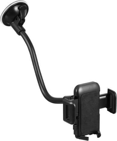 NOLITOY Support de Téléphone Angle Réglable en Plastique Noir Support Multifonction pour Navigation Automobile pour Voiture Ventouse pour Tableau de Bord