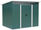 Outsunny 8.5 x 6ft Metal Shed with Lightsky Panels, Garden Storage Tool House with Double Doors for Garden, Patio and Lawn, Green