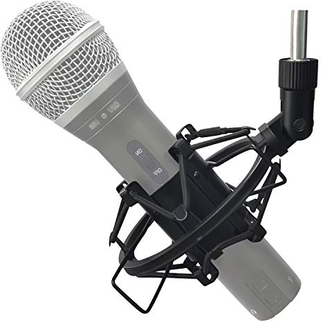 Mikrofonhalterung für Samson Q2U Shure SM58 ATR2100-USB Behringer Xm8500, Mikrofon-Clip-Halterung für Durchmesser 28 mm-32 mm, dynamisches Mikrofon wie AT2005-USB Shure PGA48 PGA58, Boseen