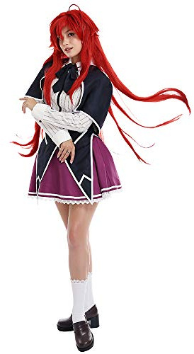 Coskidz Women's Rias Gremory Cosplay Costume Dress School Uniform (multicolored, Small)