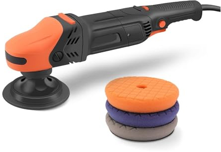 1100 W Rotationspolierer for Autos, 5 Meter langes Netzkabel, konstante Geschwindigkeitsregelung, reibungsloser Betrieb ,Hocheffizient
