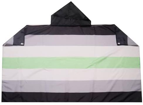 AZ FLAG Capa LGBT Orgullo sin genero 150x90 cm Genderqueer Poliéster Ligero | Uso interior Capa de aficionado bordes cosidos y acabado ligero