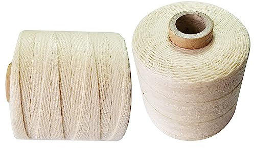 Garden Twine Natural ramie waxed rope weight about 520g/cone twine cords string thread for sewing handmade DIY