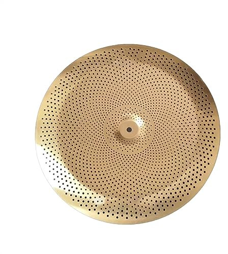Instrumento Musical Color Dorado Platillo De Bajo Volumen 10 Splash + 16 China + 18 China Accesorios para Instrumentos de percusión