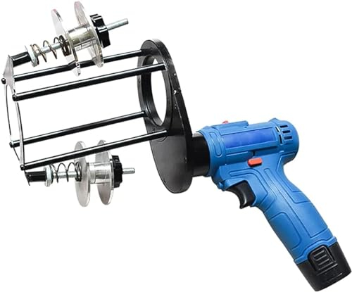 Tragbare elektrische Klimaanlagen-Rohrwickelmaschine, zwei Wickelmodi zum Öffnen und Schließen, Kabelbinder-Einstellabstand 5-10 cm, für Heimwerkerunternehmen, Arbeiter