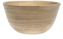 IBILI Ciotola in bambù naturale 15x7.5 cm per cibo secco, elegante e sostenibile, regalata alla tua tavola