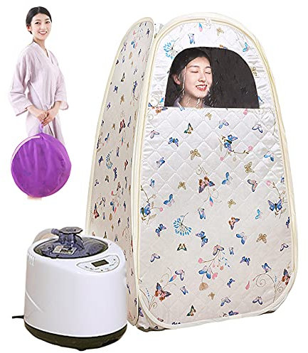 Mobile Steam Sauna 2L Personal Sauna Room Portable Steam Sauna Cabin Home Oversize Full Body Sauna Spa Personal Folded Sauna Cabin Spa for Weight Loss