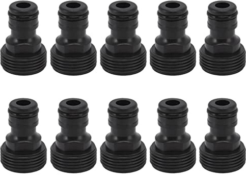 10 Stück Gartenschlauch Schnellkupplung, Kupplung Schlauchverbinder G3/4 Außengewinde 25 mm Schnellverbinder Wasserhahn Nippel Adapter