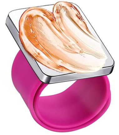 Magnetischer Handgelenk-Nadelhalter zum Nähen, Nadelkissen-Armband zum Nähen, Quilten, magnetischer Gel-Halter für Handgelenk für Flechter, weiches Silikon-Armband für Friseure (Rosarot)