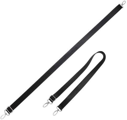 GANAZONO 2 Stück Verstellbare Elastische Beingurte Für Pferdedecken Langlebig Schwarz Geeignet Für Verschiedene Pferdedeckengrößen Für Reitsport Und Pferdepflege