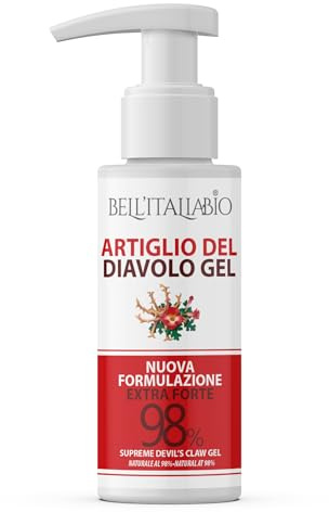 Artiglio del Diavolo Extra Forte Gel al 98%, Pomata Artiglio del Diavolo Formula Naturale e Professionale per Massaggi a Muscoli e Articolazioni (100 ML)