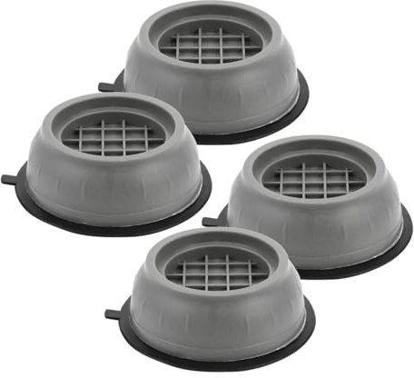 SHINEOFI 4pcs Non-slip Washing Machine Foot Mats Anti-skid Furniture Heightening Pads for Front Load and Top Load Washers, Vibration Dampening Floor Protection Accessories for Home Appliances