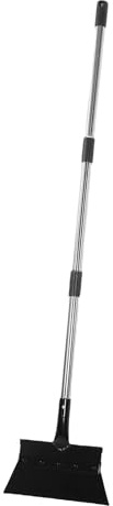 Generic Pelle de Nettoyage de Jardin, Pelle Plate en Acier avec Poignée Réglable ， Gratte-Ciel Détachable à Robuste, Outil de Bêche Extérieur pour Le Retrait de la Glace