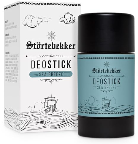 Störtebekker Sea Breeze Déodorant rafraîchissant en stick pour homme Fraîcheur longue durée Idée cadeau pour homme Fabriqué en Allemagne 75 g