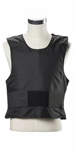 BAFEIYA Gilet Pare-coupures Léger Et Souple À Col Rond, Style Discret, for Usage Policier. Vêtements D'autodéfense Anti-coupures.(XL)