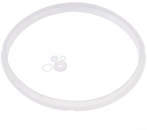 Anillo de sellado de goma de silicona para ollas a presión eléctricas de 5 a 6 L, diámetro interior de 22 cm, sello de repuesto resistente al calor de grado alimenticio