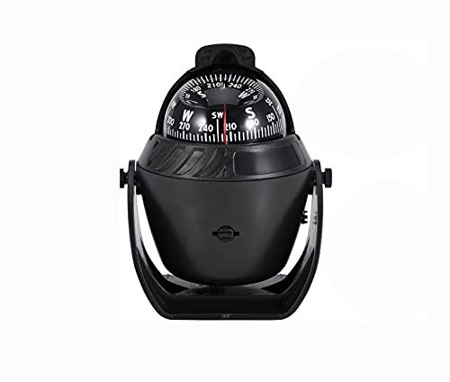 Shiwaki Auto Boot Marine Kompass Elektronische Navigation LED Licht Hoher Präzisions Schwenkender Nachtsicht Kugel Kompass Elektronischer Einstellbare Navigations Kompass Camping Kompass
