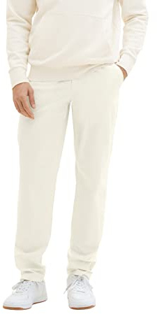 TOM TAILOR Herr Avslappnade chinobyxor 1035047, 13808 - Creme, 26