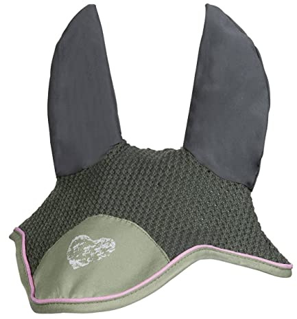 HKM Horse Spirit Fliegenhaube Graugrün Warmblut